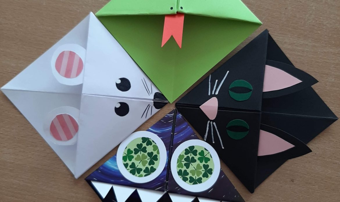 zakładki origami